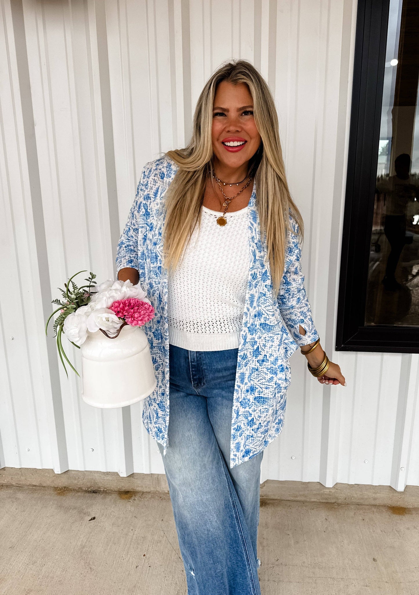 Blakely Blue Cardigan