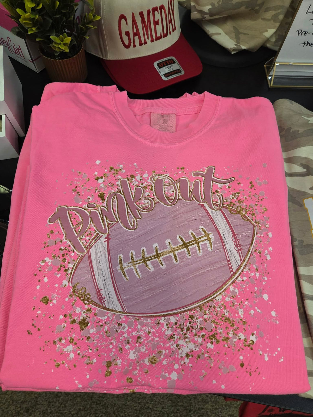 Pink Out Team Spirit - Comfort Colors Tee (Pre-order)