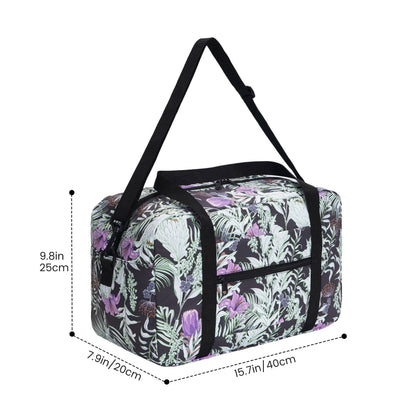 Printed Travel Duffel Bag 20L UnderSeat Storage For Airlines