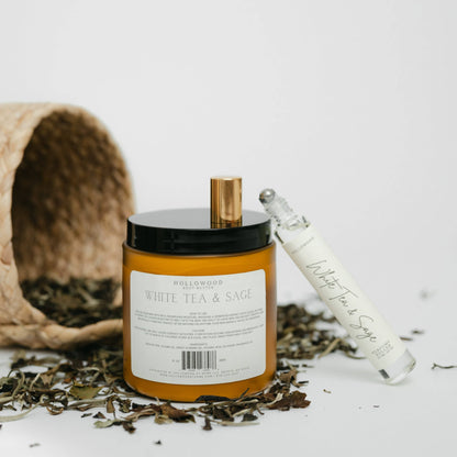 WHITE TEA & SAGE | PERFUME ROLLER