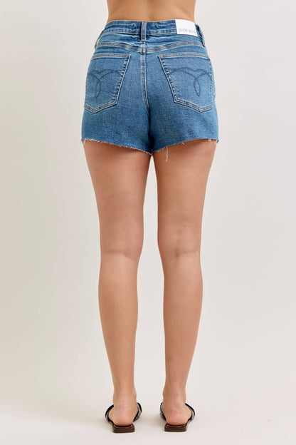 Judy Blue High-waisted Rigid Magic Cut Off Short