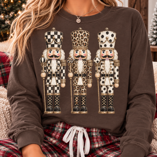 Neutral Nutcrackers - Gildan Softstyle Long Sleeve Tee (Pre-order)
