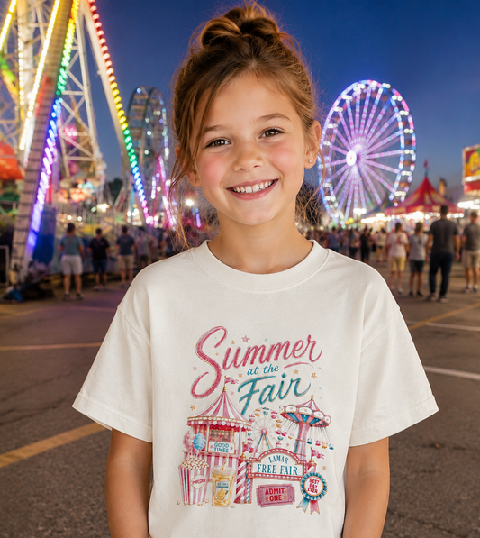 (Youth) Summer At the Lamar Free Fair - Comfort Colors (Pre-order)