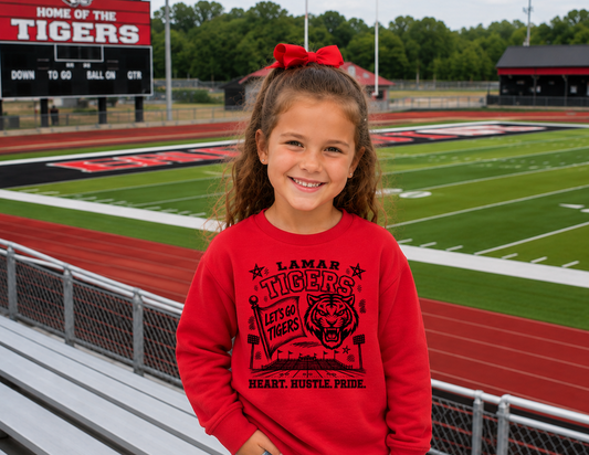Youth - Lamar Tigers Team Spirit Sweatshirt (Pre-order)