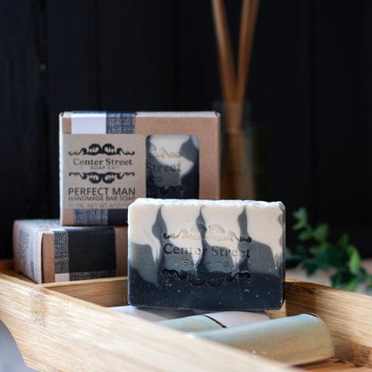 Perfect Man Vegan Handmade Bar Soap For Men - 4oz