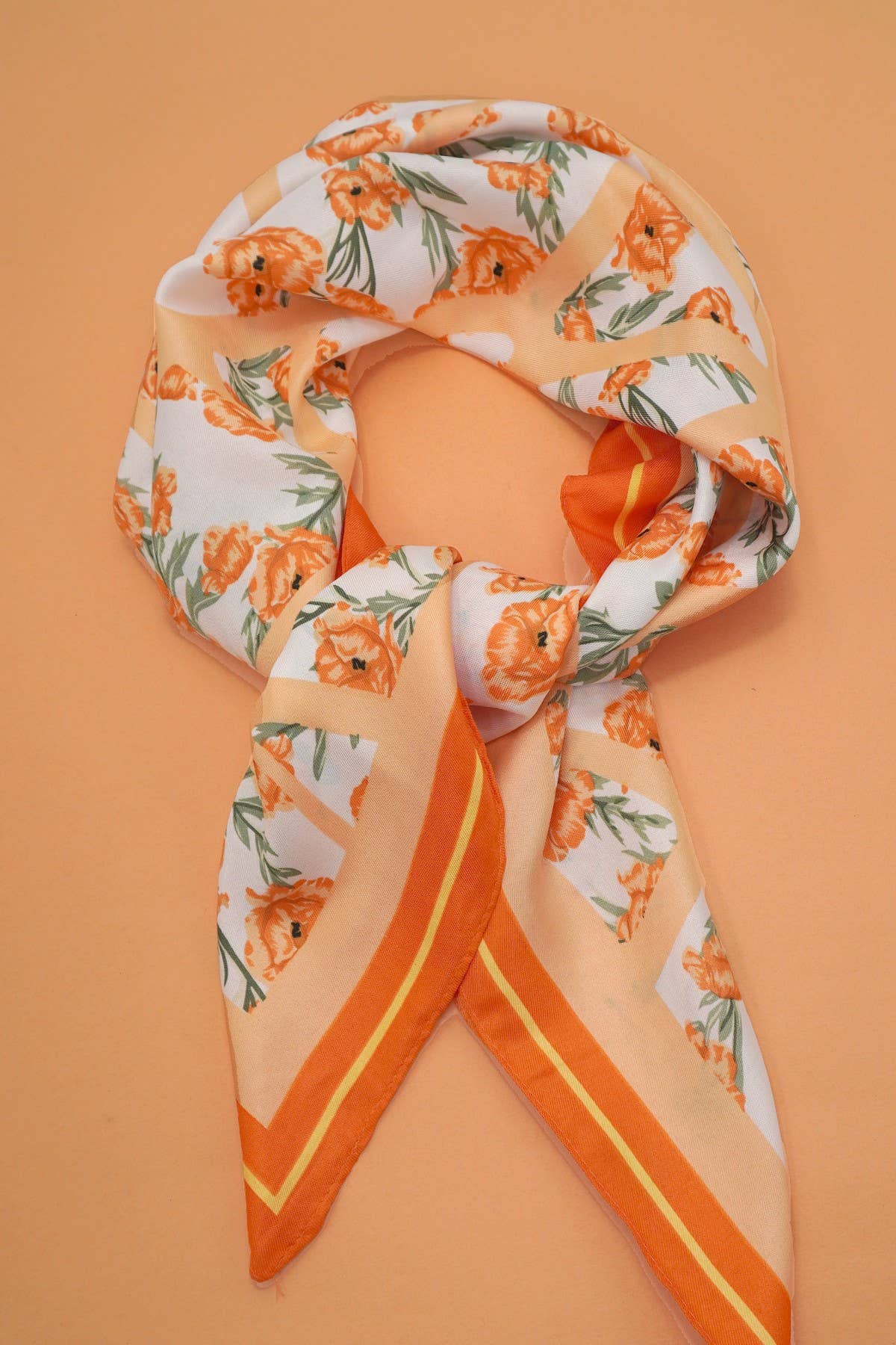 Oversized Floral Print Bandana Scarves