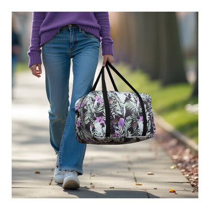 Printed Travel Duffel Bag 20L UnderSeat Storage For Airlines