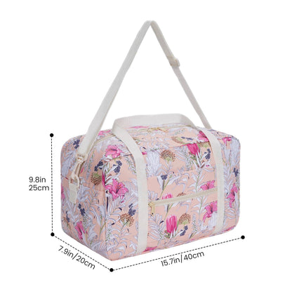 Printed Travel Duffel Bag 20L UnderSeat Storage For Airlines