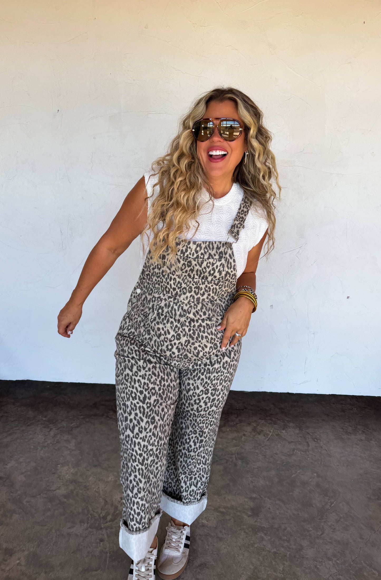 Blakely Cheetah Overalls
