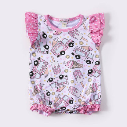 Ice Cream Truck Baby Romper