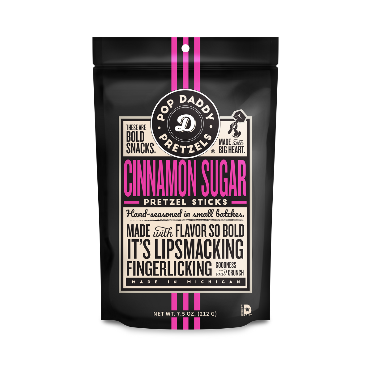 Cinnamon Sugar Seasoned Pretzels - 7.5oz