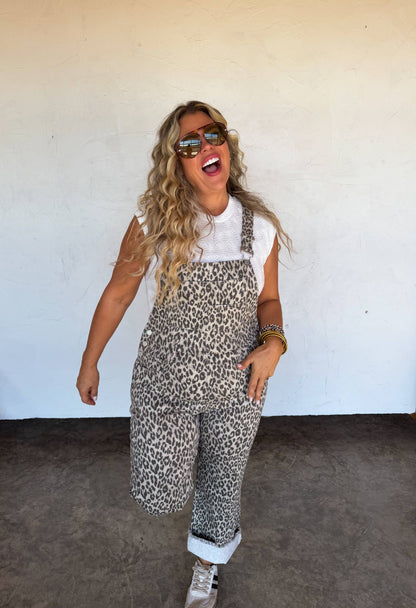 Blakely Cheetah Overalls