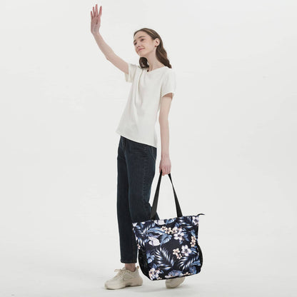 WANDF Water-resistant Beach Shoulder Tote Bag for Women
