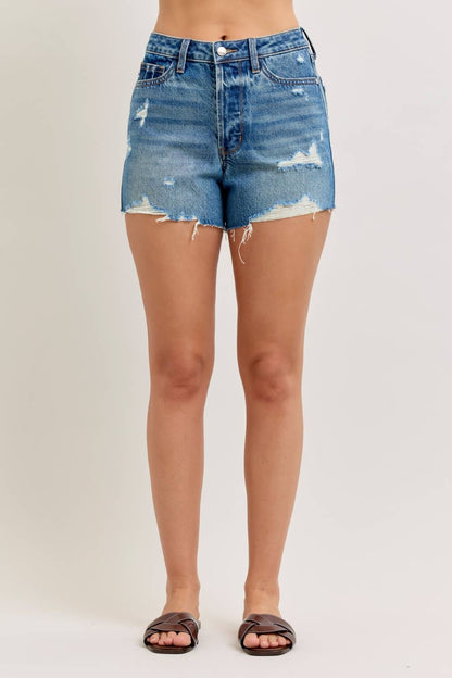 Judy Blue High-waisted Rigid Magic Cut Off Short