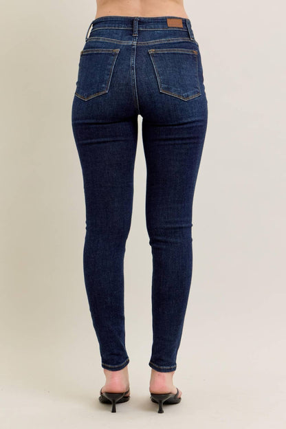 CORE HI-WAIST SKINNY W/ HANDSANDING