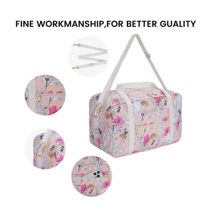 Printed Travel Duffel Bag 20L UnderSeat Storage For Airlines