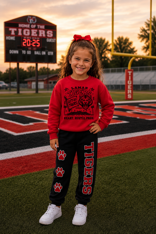 Youth - Lamar Black Sweatpants (Pre-order)